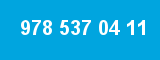 978 537 04 11 978 537 04 11